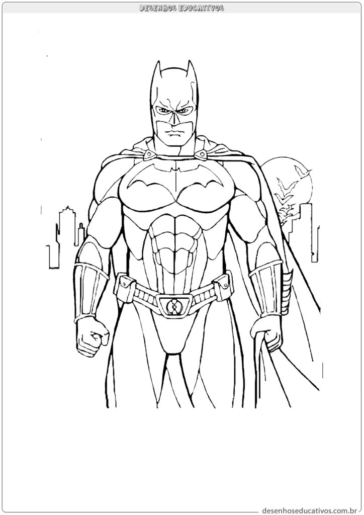 Batman desenhos para colorir