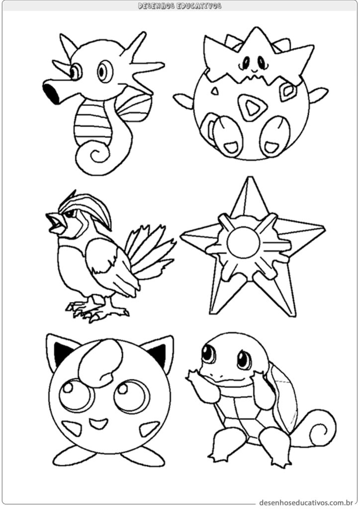 Desenhos Para Colorir Pokemon Para Imprimir E Colorir Educaçaõ 4428