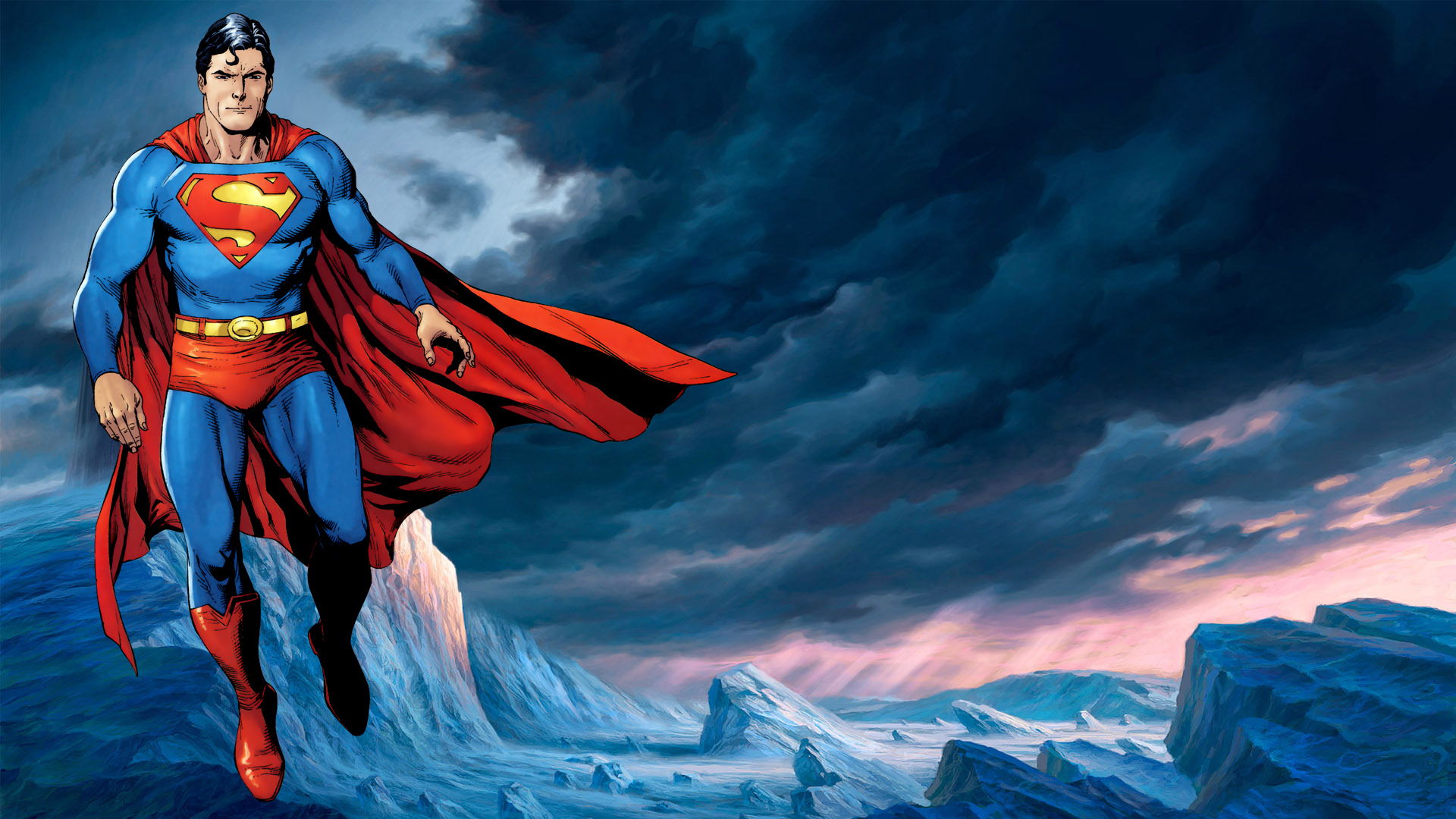 Desenho do Superman capa