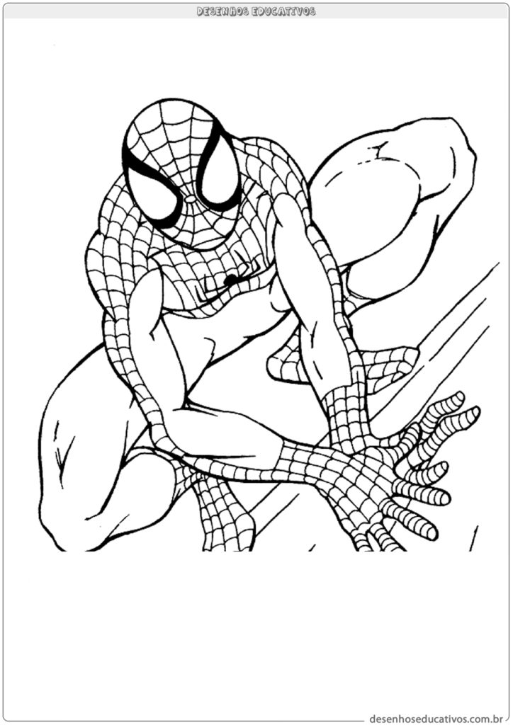 Desenhos do homem aranha