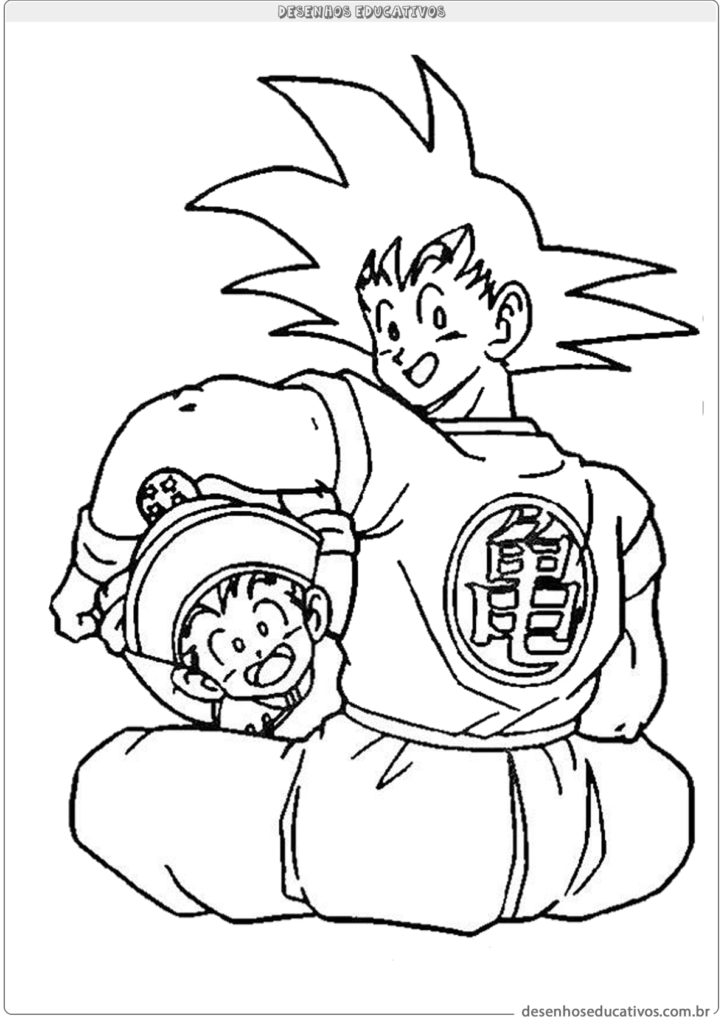 desenho para colorir dragon-ball-34 - OrigamiAmi