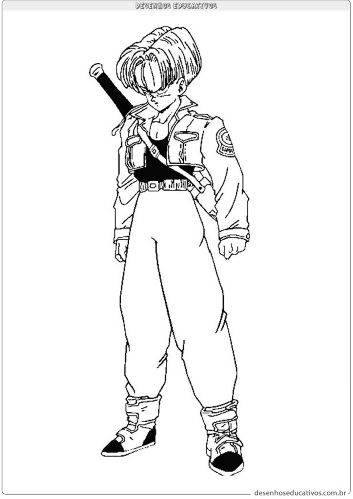 70 Desenhos do Dragon Ball para Colorir - Colorir Tudo