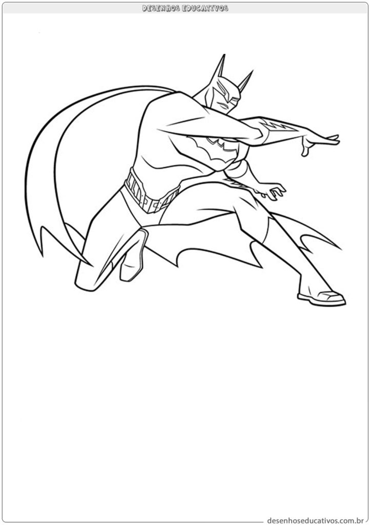Desenhos para colorir Batman