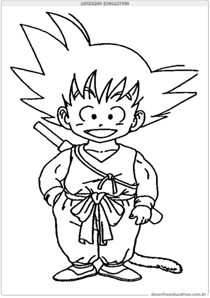 Desenhos de Dragon Ball - Dragonball para colorir, jogos de pintar e  imprimir #3