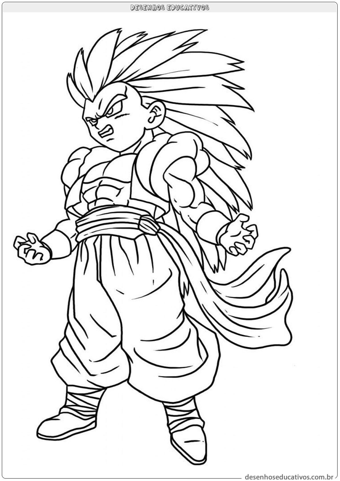 Dragon ball família para colorir - Imprimir Desenhos