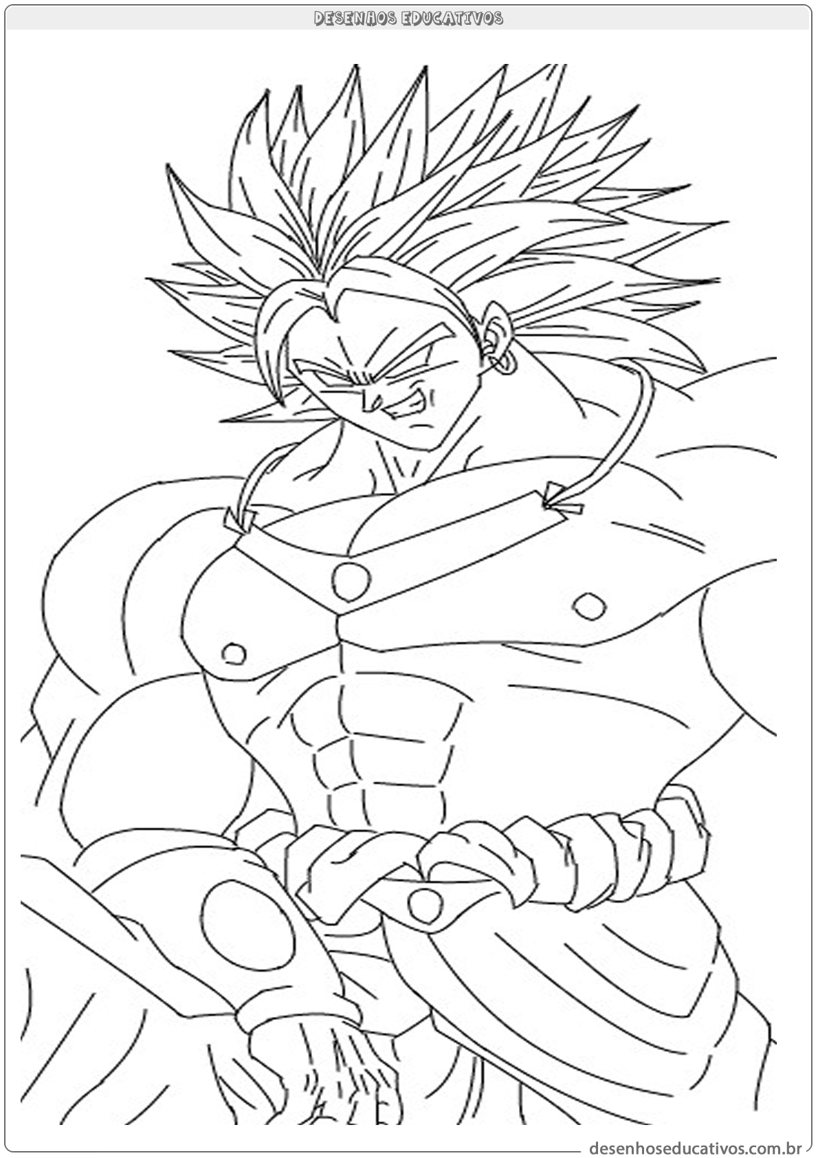 Desenhos para colorir de dragon-ball-z para baixar - Dragon Ball Z