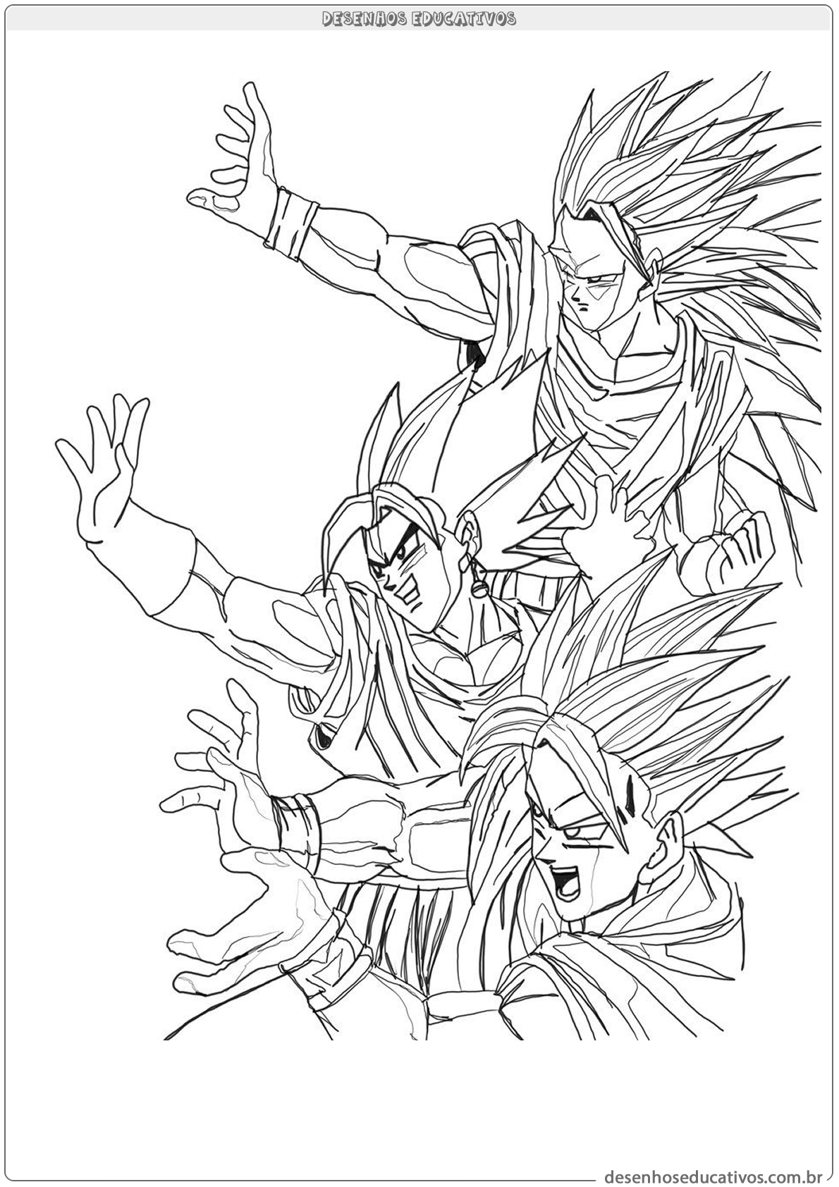 Desenhos para Pintar Dragon Ball Z 30