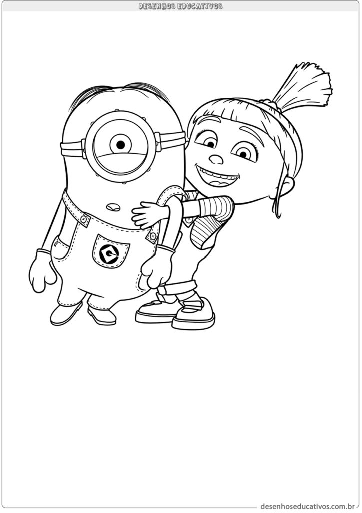 Desenho Animado - Colorir - Minions - #59 